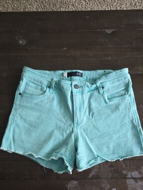 Kut from the Kloth Mint Teal Denim Shorts